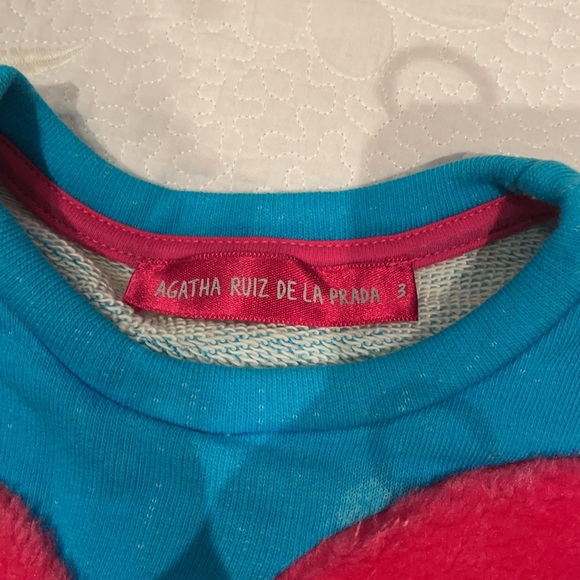 Agatha Ruiz de la Prada shirt with soft heart 3 - Picture 2 of 3